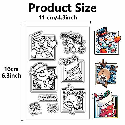 Plastic Stamps DIY-WH20018-0219-1