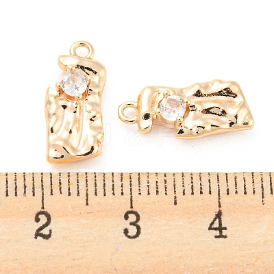 Brass Pendants KK-E090-13G-1