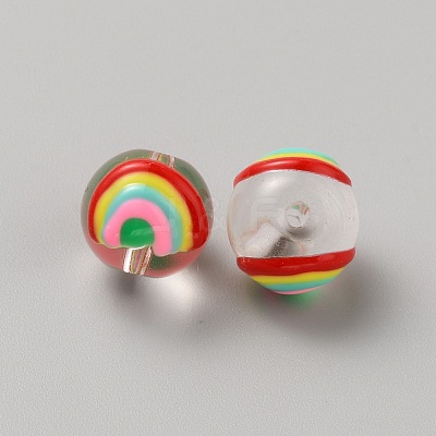 Transparent Glass Beads GGLA-WH0035-05L-1