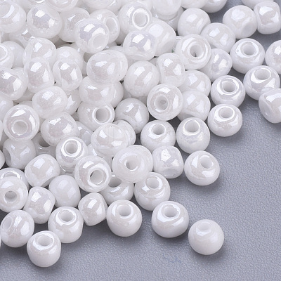 Baking Paint 8/0 Glass Seed Beads SEED-Q025-3mm-L32-1