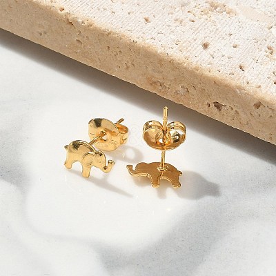304 Stainless Steel Stud Earrings for Women LS-STAS-Z117-15G-04-1
