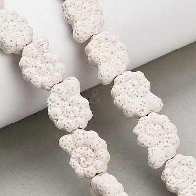 Natural Lava Rock Beads Strands G-G347-01I-1
