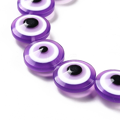 Resin Imitation Lampwork Beads Strands RESI-F032-01C-1