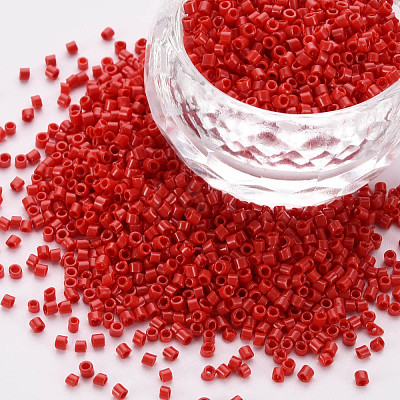 Glass Cylinder Beads SEED-S047-K-003-1