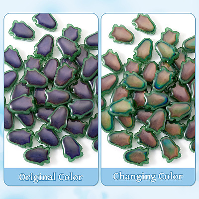50Pcs Glass Beads GLAA-TA0003-71-1