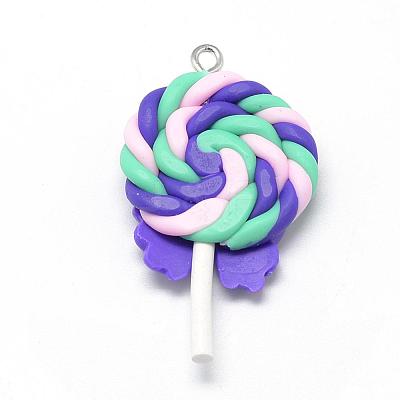 Handmade Polymer Clay Pendants CLAY-Q240-012-1