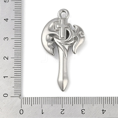 Non-Tarnish 304 Stainless Steel Pendants STAS-Q328-01P-01-1