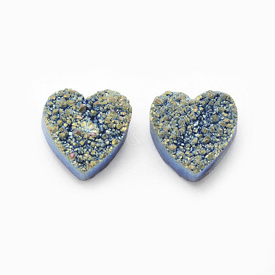 Natural Druzy Quartz Crystal Cabochons G-I207-01N-B-1