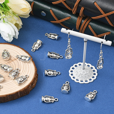 40Pcs Tibetan Style Zinc Alloy Pendants Sets TIBEP-SC0003-35AS-1