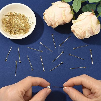 SHEGRACE Brass Eye Pins XGR0082G-30G-1