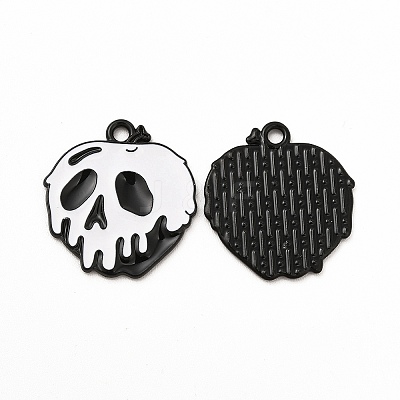 Rack Plating Alloy Enamel Pendants FIND-G054-20EB-01-1