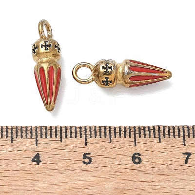 304 Stainless Steel Enamel Pendants STAS-K330-20G-1