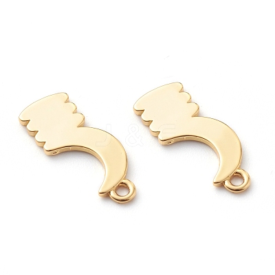 Brass Pendants KK-Z010-21G-1
