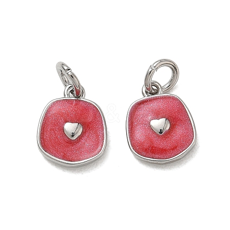 Brass Enamel Pendants KK-CBA5585-08P-02-1