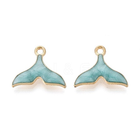 Alloy Enamel Pendants ENAM-S121-060A-1