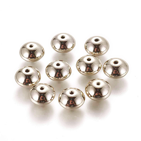 Nickel Free & Lead Free Alloy Rondelle Beads PALLOY-J564-03G-FF-1