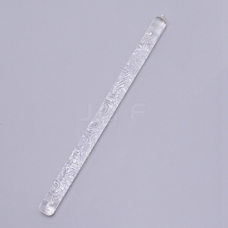Acrylic Rolling Pin TACR-WH0001-25E-1