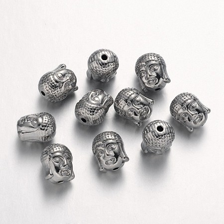 Tibetan Style Alloy Beads TIBEB-60542-P-FF-1