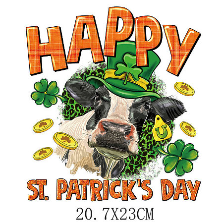 Saint Patrick's Day Theme PET Sublimation Stickers PW-WG54065-02-1