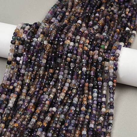 Natural Fluorite Beads Strands G-RM2025-C42-C-1