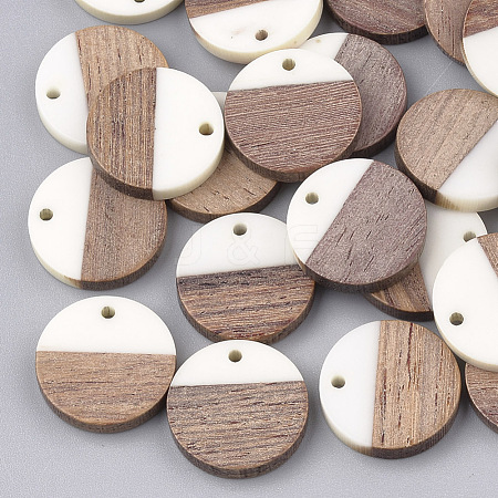 Resin & Wood Pendants X-RESI-S358-02C-01-1