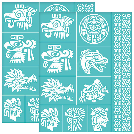 Self-Adhesive Silk Screen Printing Stencil DIY-WH0638-046-1