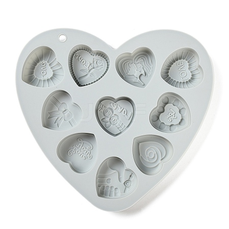 Heart Food Grade Silicone Molds X1-DIY-A051-02D-1