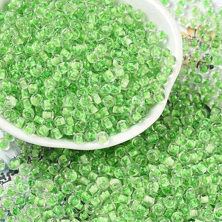 Transparent Inside Colours Glass Seed Beads X1-SEED-A032-04C-1