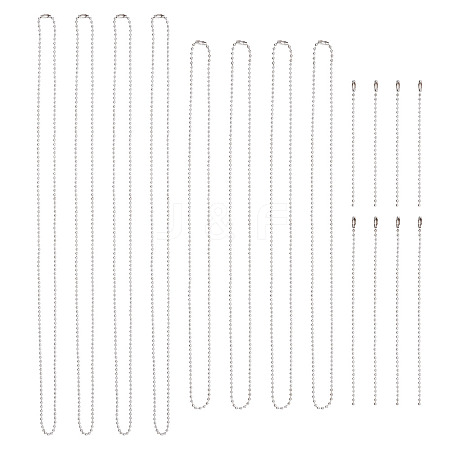 4 Styles Iron Ball Chains for Price Tag Chains FIND-TA0006-11-1