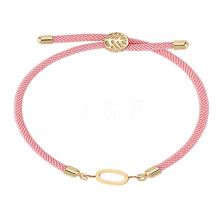 1Pc Adjustable Nylon Cord Slider Bracelets for Women BJEW-LP0001-32O-03-1