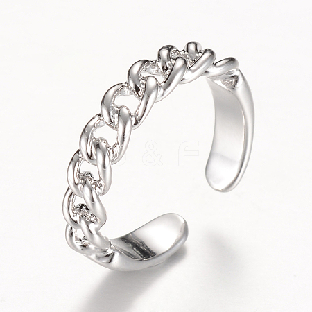 Brass Cuff Finger Rings LS-RJEW-T001-15P-1