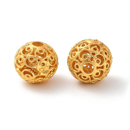 Alloy Hollow Beads PALLOY-A008-01S-MG1-1
