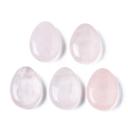 Natural Rose Quartz Pendants G-N0326-74L-1