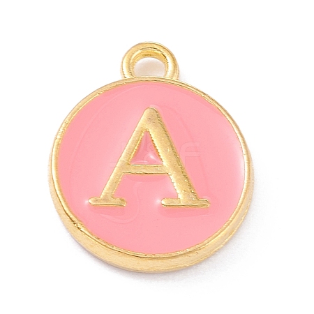 Golden Plated Alloy Enamel Charms LS-ENAM-Q437-14A-1