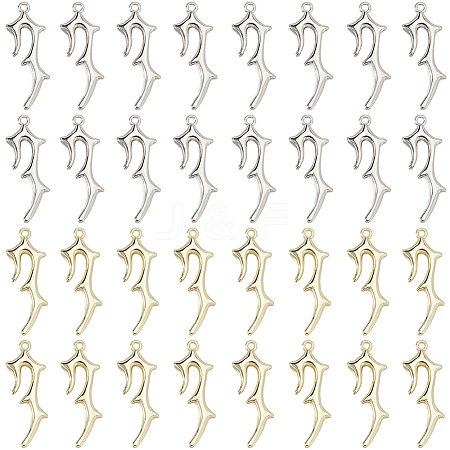 40Pcs 2 Colors Zinc Alloy Pendants FIND-SC0012-64-1