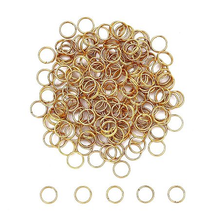 Iron Split Rings JRD8MM-01G-01-NF-1