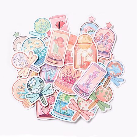 Waterproof Self Adhesive Paper Stickers DIY-F108-20-1