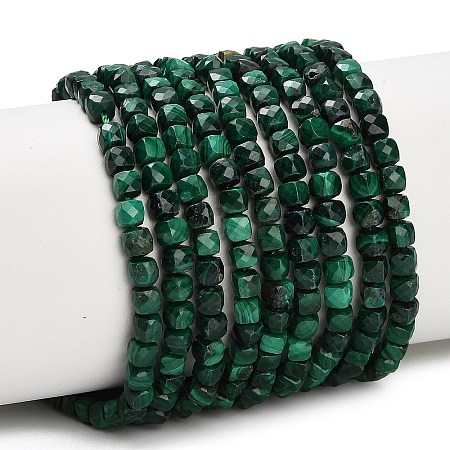 Natural Malachite Beads Strands X-G-C262-C02-4mm-1