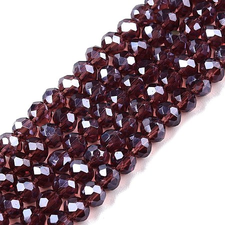 Electroplate Glass Beads Strands EGLA-A044-T3mm-A13-1