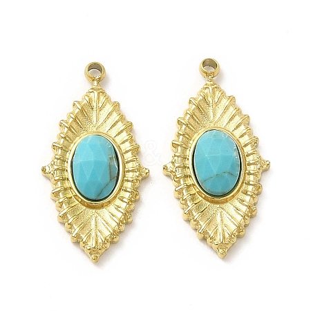 Natural Turquoise Pendants STAS-J401-VC671-1