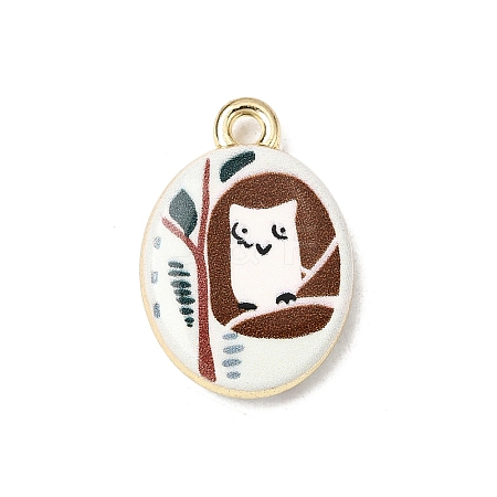 Printed Alloy Pendants ENAM-F160-02A-G-1