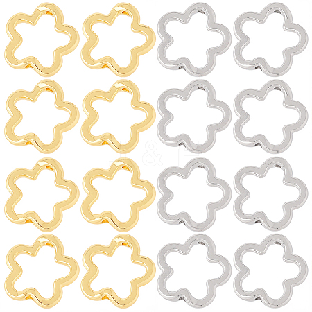 20Pcs 2 Colors Alloy Bead Frame FIND-SC0017-72-1