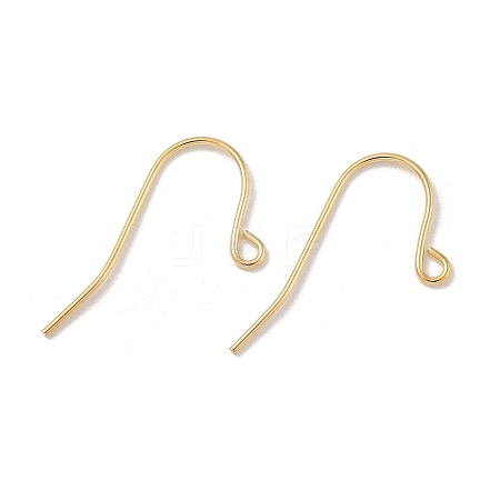 Brass Earring Hooks KK-H503-28G-1