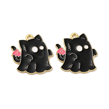 Halloween Alloy Enamel Pendants LS-STAS-I354-01G-F-1
