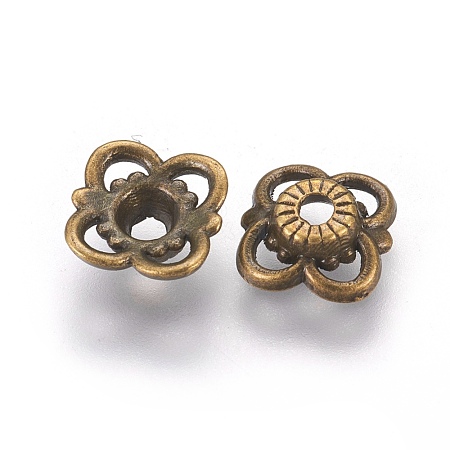 Tibetan Antique Bronze Metal Caps MLF1035Y-1