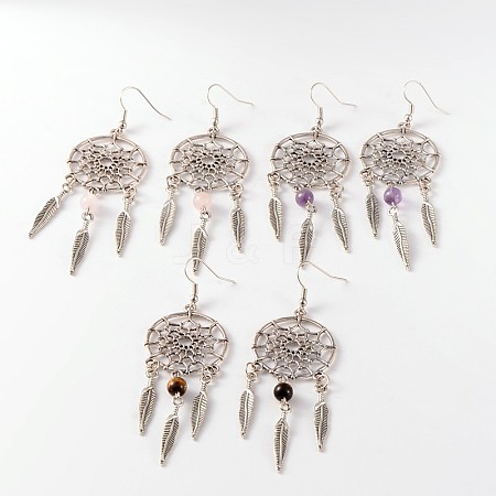 Alloy Dangle Earrings EJEW-JE01995-1