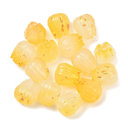 Opaque Acrylic Beads OACR-G054-04H-1