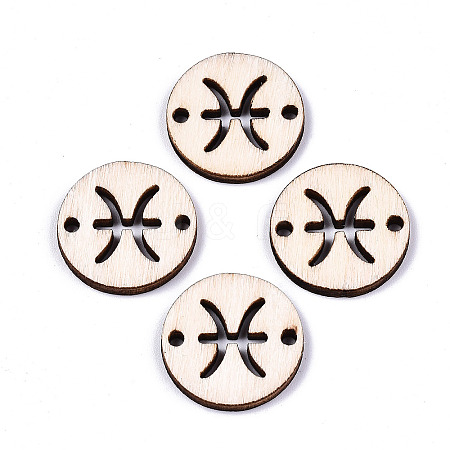 Unfinished Natural Poplar Wood Links Connectors LS-WOOD-S045-139A-11-1