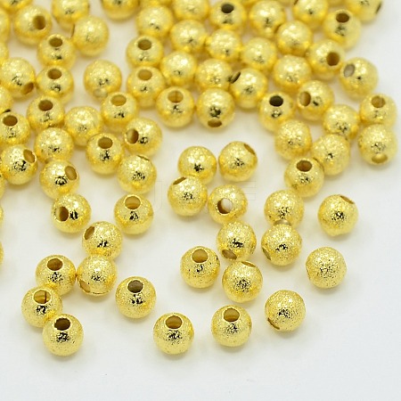 Brass Textured Beads LS-EC247-G-1