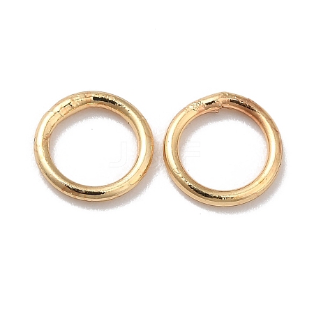 Brass Soldered Closed Jump Rings X-KK-G465-03G-1